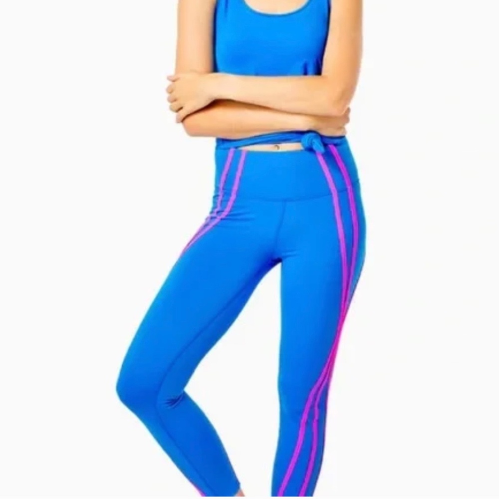 New Lilly Pulitzer UPF 50+ Weekender High Rise Legging  Size Med